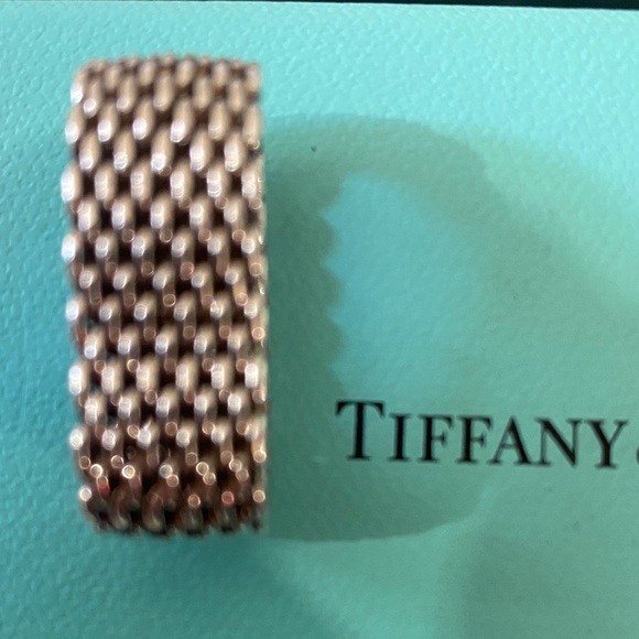 Tiffany & Co. Silver Woven Band size 7 - Picture 4 of 6
